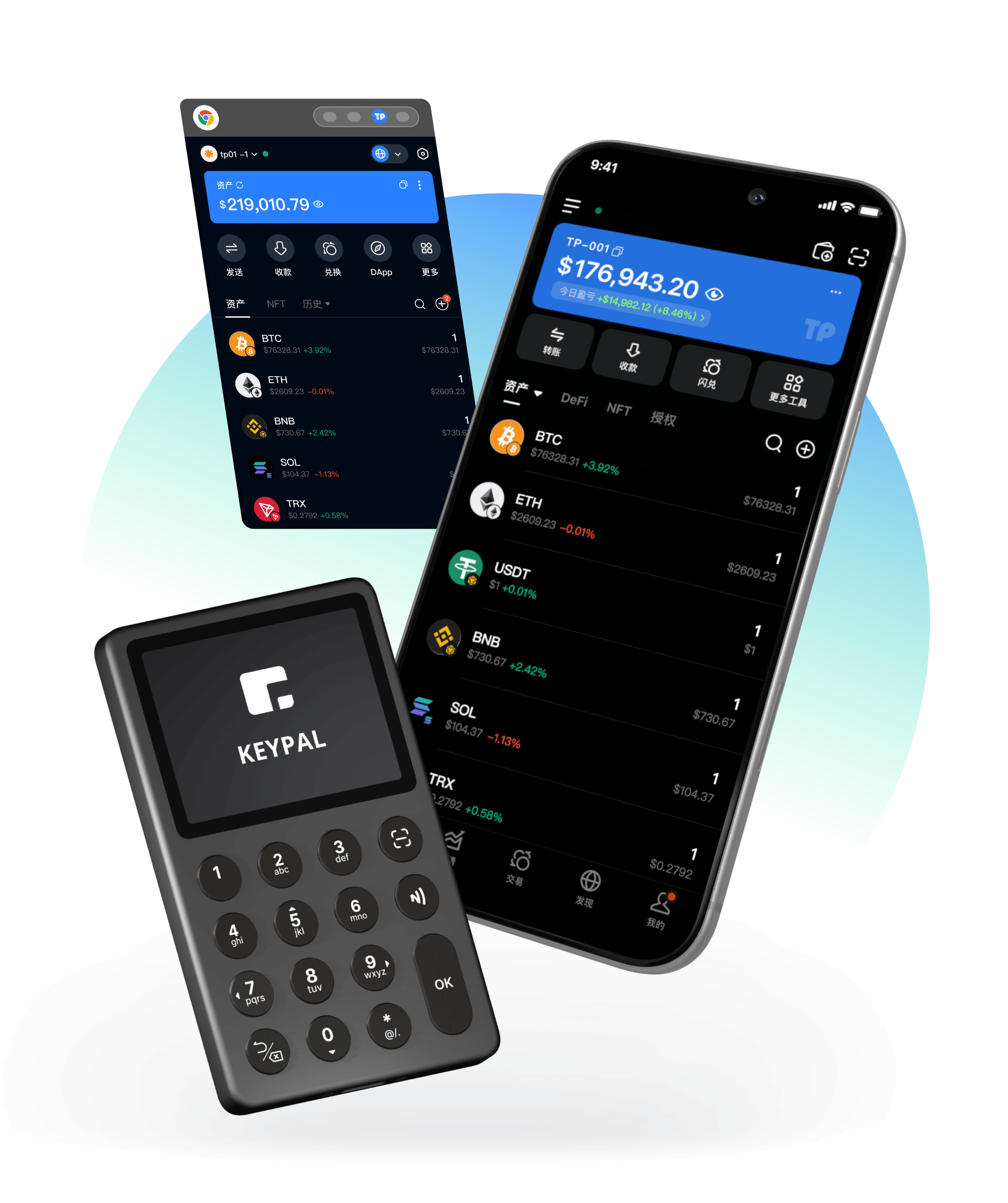 TokenPocket区块链钱包产品主视觉